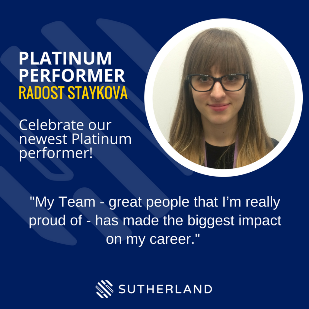 Platinum Performer _Radost Staykova