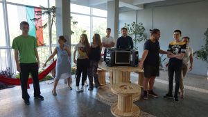 Sutherland donates 5 computers to the German language high school in Burgas