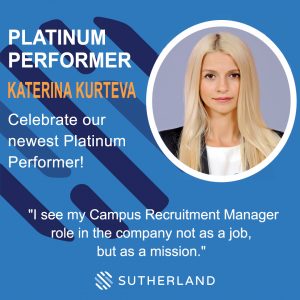Platinum Performer Katerina Kurteva Sutherland