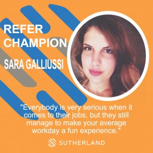 Sutherland Refer Champion SARA GALLIUSSI 