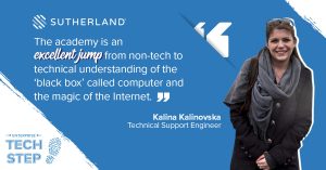 Kalina Kalinovska Sutherland Tech Academy Graduate